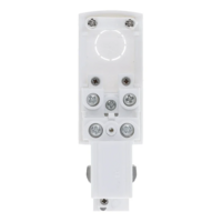 3-fase rail voedingsconnector | Rechts | Wit