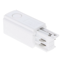 3-fase rail voedingsconnector | Rechts | Wit