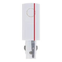 3-fase rail voedingsconnector | Rechts | Wit