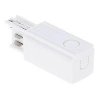 3-fase rail voedingsconnector | Rechts | Wit