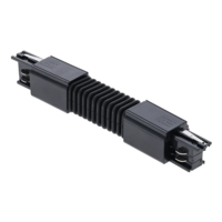 3-fase rail flexibele connector | Zwart