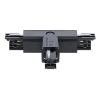 3-fase rail T-connector | Links-2 | Zwart