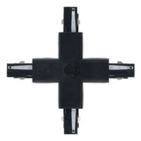 3-fase rail X-connector | Zwart