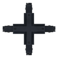 3-fase rail X-connector | Zwart