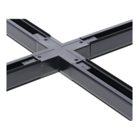 3-fase rail X-connector | Zwart