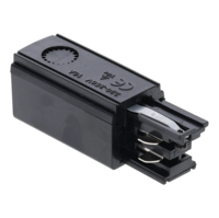 3-fase rail voedingsconnector | Links | Zwart