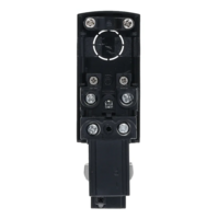 3-fase rail voedingsconnector | Rechts | Zwart