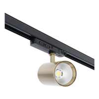 3-Phasen dimmbarer Schienenstrahler Rosalin | 10-20-30W | CCT-switch | Messing