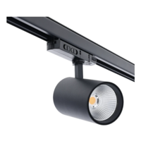 3-Phasen dimmbarer Schienenstrahler Rosalin | FOOD | 10-20-30W | CCT-switch | Schwarz