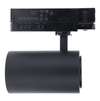 3-Phasen dimmbarer Schienenstrahler Rosalin | FOOD | 10-20-30W | CCT-switch | Schwarz