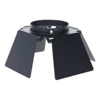 3-fase theaterkleppen railspot Rosalin | Zwart