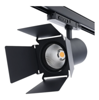 3-fase theaterkleppen railspot Rosalin | Zwart