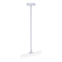 3-fase rail ophangsysteem draadstang 50 tot 100 cm | Wit | 2 stuks