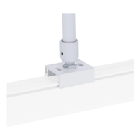 3-fase rail ophangsysteem draadstang 50 tot 100 cm | Wit | 2 stuks