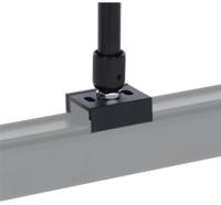 3-fase rail ophangsysteem draadstang 50 tot 100 cm | Zwart | 2 stuks