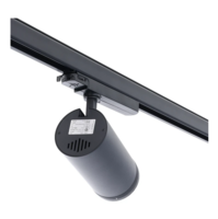 3-fase railspot | Zoomfunctie | 20-25-30W | CCT-switch | Zwart