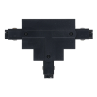 3-fase inbouwrail T-connector | Links-1 | Zwart