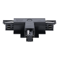3-Phasen Einbauschiene T-Verbinder | Links-2 | Schwarz
