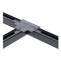 3-Phasen Einbauschiene T-Verbinder | Links-2 | Schwarz