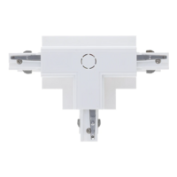 3-fase inbouwrail T-connector | Rechts-1 | Wit