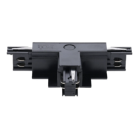 3-Phasen Einbauschiene T-Verbinder | Rechts-1 | Schwarz