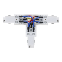 3-Phasen Einbauschiene T-Verbinder | Rechts-2 | Wei&szlig;