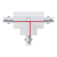 3-Phasen Einbauschiene T-Verbinder | Rechts-2 | Wei&szlig;