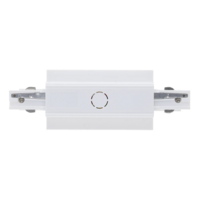 3-Phasen Einbauschiene I-Verbinder | mit Einspeisung | Wei&szlig;