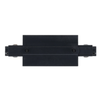 3-Phasen Einbauschiene I-Verbinder | mit Einspeisung | Schwarz