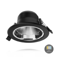 Led downlight Sia | &Oslash;90 | 9W | CCT-switch | Zwart