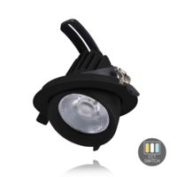 Led downlight kantelbaar | &Oslash;145 | 30W | CCT-switch | Zwart