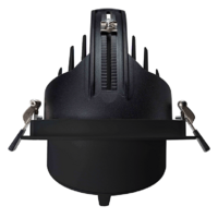Led downlight kantelbaar | &Oslash;145 | 30W | CCT-switch | Zwart