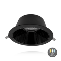 Led downlight Kerber | &Oslash;160mm | 16W | CCT-switch | Zwart