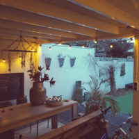 Festoon cable 5 meters | 10 sockets | With plug | Black