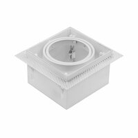 LED Recessed Spotlight Housing &ndash; 1x AR111 White | Trimless
