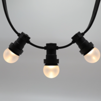 E27 LED Lampe | 2W | 2000K | Matte Abdeckung | &Oslash;45 | Geeignet f&uuml;r Festoonkabel