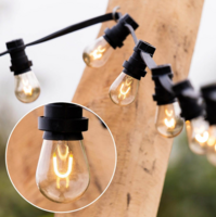 E27 Filamentlampe | 1W | 2000K | U-Bogen-Filament | Geeignet f&uuml;r Festoonkabel