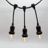 Hangende fitting | Zelfmontage | 20,5 cm | Zwart | Excl lamp