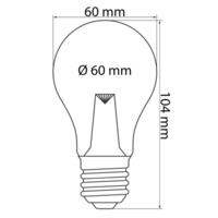 E27 farbige LED Lampe | 4 Farben | Rot/Gelb/Gr&uuml;n/Blau | Mit Linse | Geeignet f&uuml;r Festoonkabel
