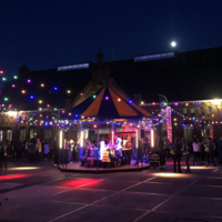 E27 farbige LED Lampe | 7 Farben | Rot/Gelb/Gr&uuml;n/Orange/Blau/Rosa/Wei&szlig; | &Oslash;45 | Geeignet f&uuml;r Festoonkabel