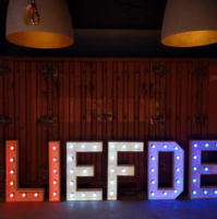 E27 farbige Lampe | 1W | Rot | &Oslash;45 | Geeignet f&uuml;r Festoonkabel