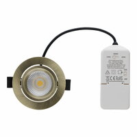 LED Einbauspot slim-fit | 4-6W | Dimmbar | CCT-switch | IP65 | Bronze