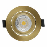 LED Einbauspot slim-fit | 4-6W | Dimmbar | CCT-switch | IP65 | Messing
