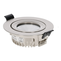 LED Einbauspot slim-fit | 4-6W | Dimmbar | CCT-switch | IP65 | Silber