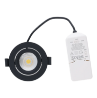 LED Einbauspot slim-fit | 4-6W | Dimmbar | CCT-switch | IP65 | Schwarz