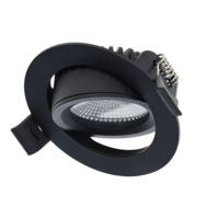 LED Einbauspot slim-fit | 4-6W | Dimmbar | CCT-switch | IP65 | Schwarz