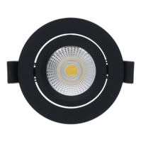 LED Einbauspot slim-fit | 4-6W | Dimmbar | CCT-switch | IP65 | Schwarz
