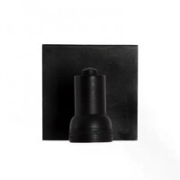 Indigo Mini Wirbel Wandlampe | Schwarz | GU10