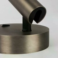 Viktor Wandleuchte | Gun Metal | H: 11,50 cm