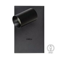 Mila Wandleuchte | schwarz | 22 cm